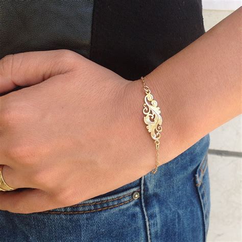 gold bracelate|gold bracelet for girlfriend.